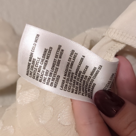 Francesca's Audrey Parks Gianna long sleeve jacquard open back mini dress - Picture 9 of 12